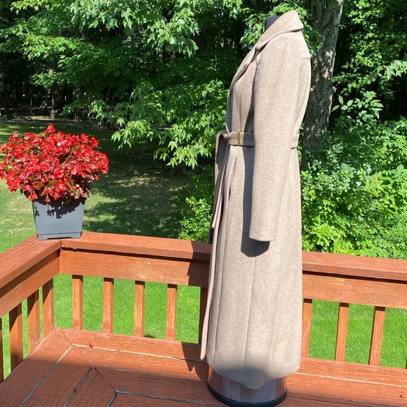 NWOT, Calvin Klein maxi coat, brown/taupe color,see measurements and photos - Picture 2 of 15